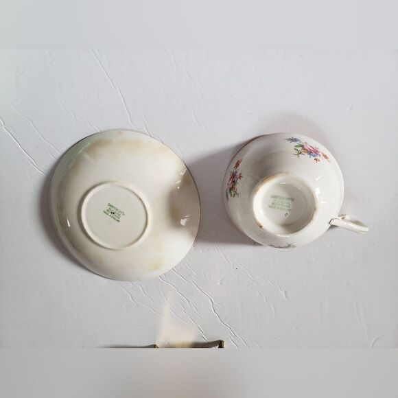 Sampson Smith Old Royal Bone China Cup & Saucer - Picture 4 of 8